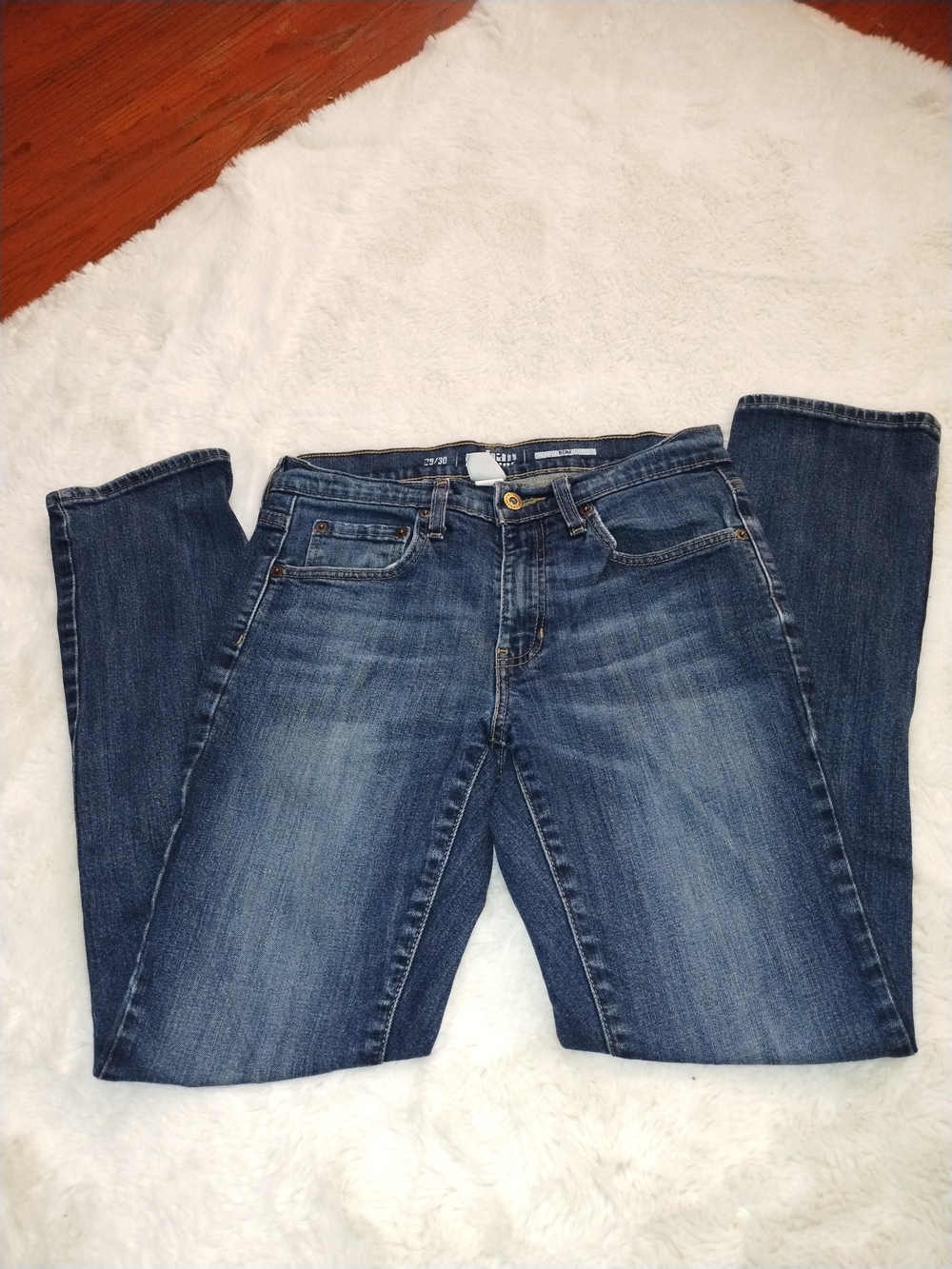 urban pipeline Men's Slim Jeans in Blue Wash